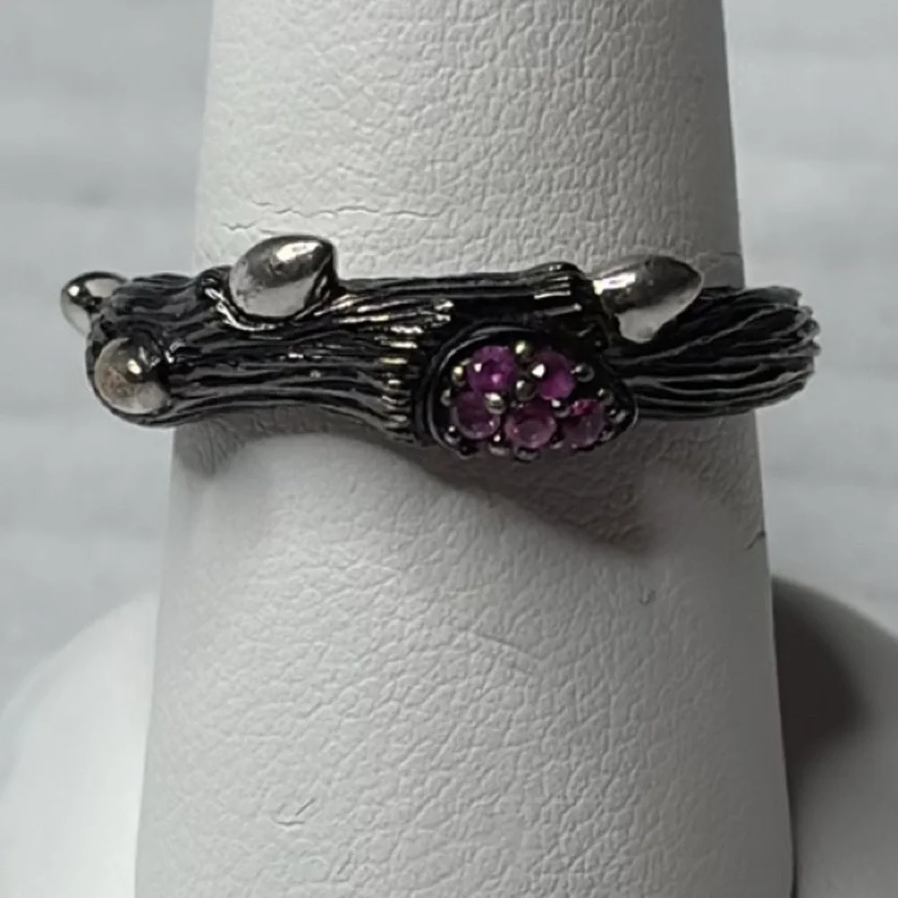 STEPHEN DWECK DIAMONDS Sterling Silver Branch Ring Size 7